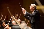 Herbert Blomstedt conducting the New York Philharmonic Photo: Chris Lee