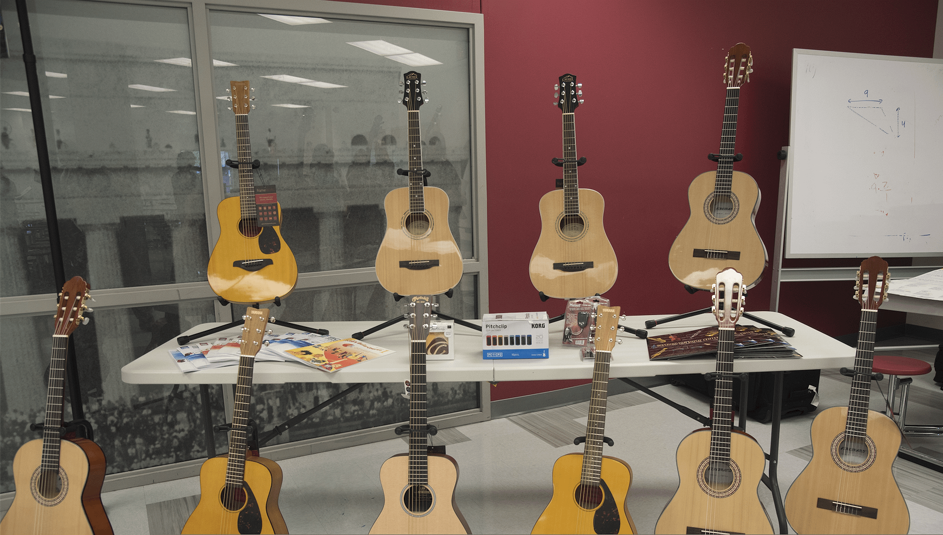 Guitars donated at NAMM Day of Service